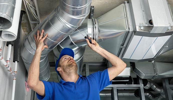 Ductwork repairing service