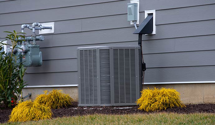 Installed heating system