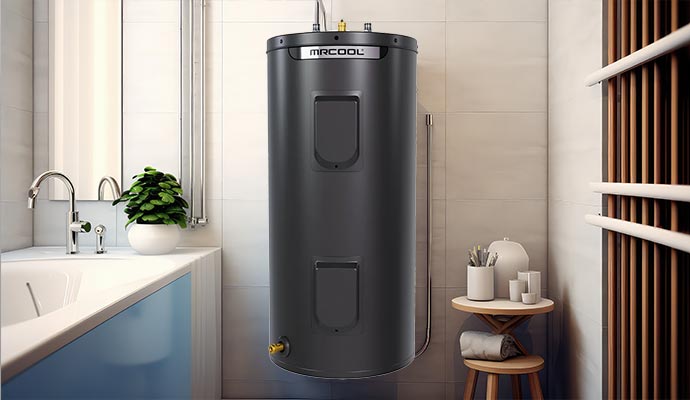 MrCool black tank water heater