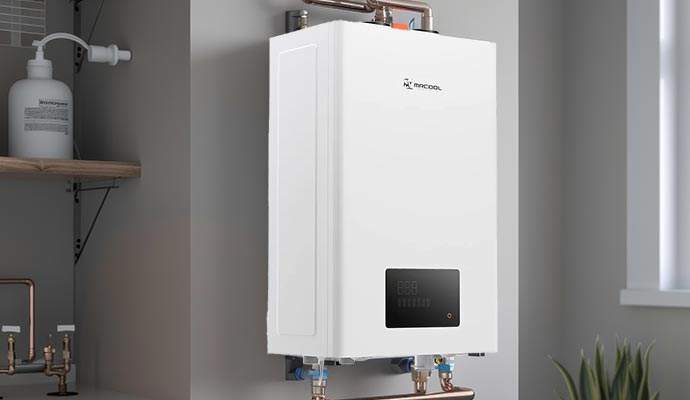 MrCool wall mounted tankless water heater